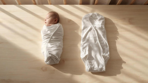 Newborn Sleep Sack vs Swaddle