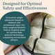Ergonomic design for secure and restful baby sleep