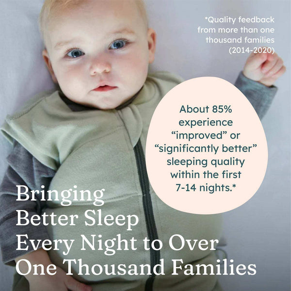 BABYDEEPSLEEP® Weighted Sleep Sack offers gentle weight for restless sleepers.