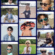 Children wearing different styles of polarized sunglasses for ages 3-8, showcasing UV protection and comfortable designs.